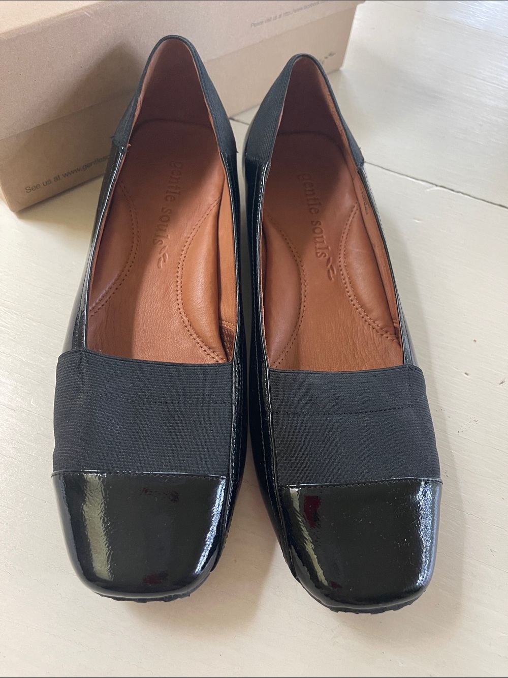 Gentle Souls Women's Black Flats